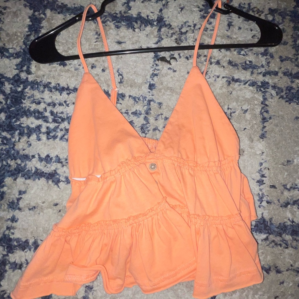 Angie Tangerine tank top